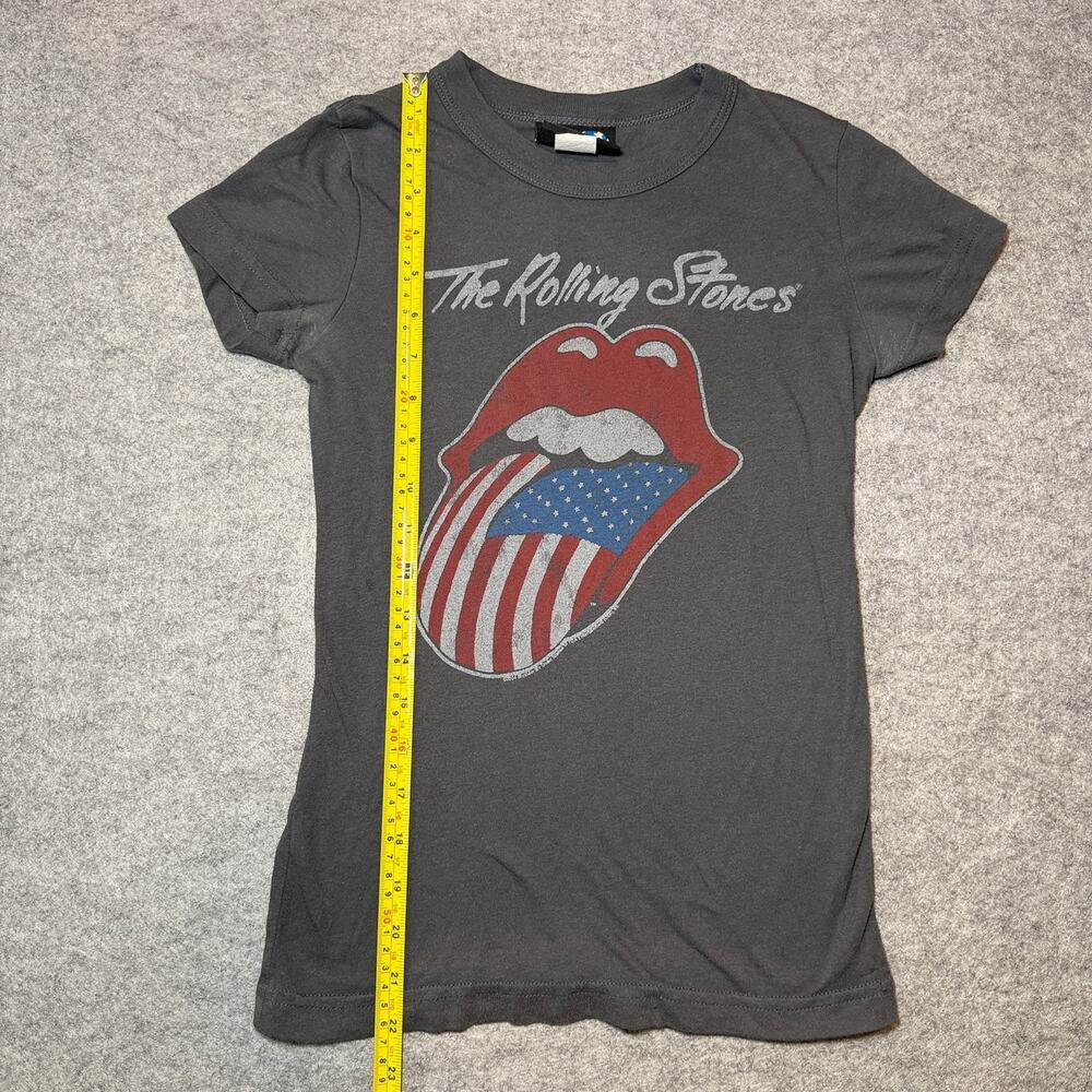 Junk Food Women S T-Shirt Small Band Graphic Distressed Gray - Picture 4 of 6